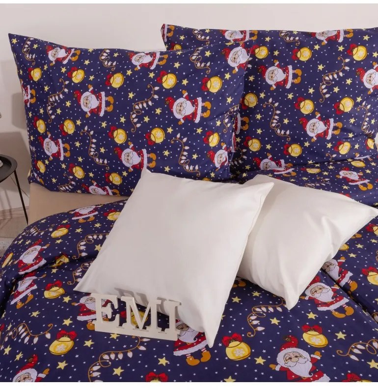 Vianočné obliečky bavlnené Mikuláš EMI