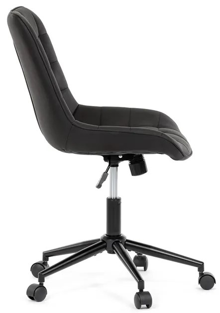 Autronic BONTEC Pracovná stolička, výškovo nastaviteľná, čierna látka, KA-V3120 BK3 Farba: Čierna