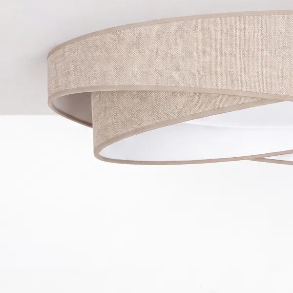 BRILAGI - LED stmievateľné svietidlo VELVET TWIST LED/36W/230V CCT pr. 65 cm WT béžová + diaľkové ovládanie