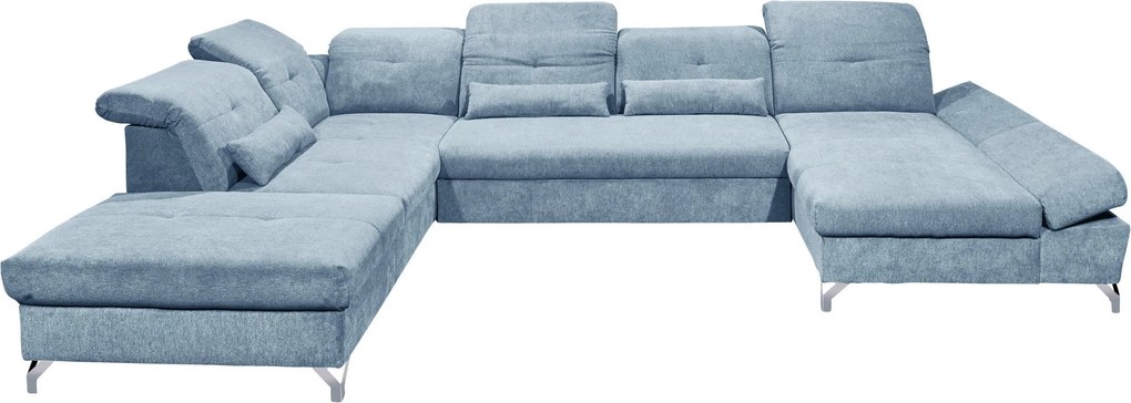 XXXLutz SEDACIA SÚPRAVA, textil, modrá MID.YOU - Sedačky - 002220028612