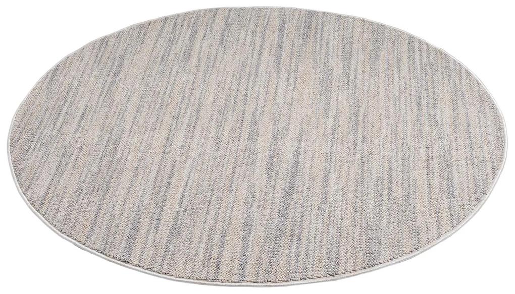 Dekorstudio Vintage okrúhly koberec CLASICO 0052 - sivý Priemer koberca: 200cm