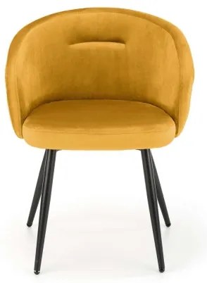 Jedálna stolička CALMURE žltá