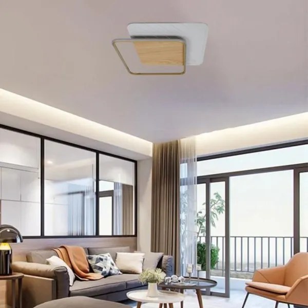 LED Stmievateľné stropné svietidlo LED/60W/230V 3000-6500K + diaľkové ovládanie