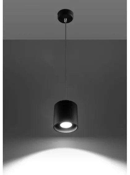 Luster na lanku ORBIS 1 1xGU10/40W/230V čierna