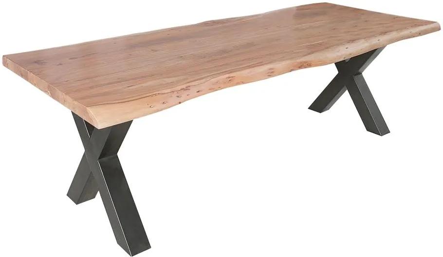 Dizajnový jedálenský stôl Massive X, 300 cm, akácia