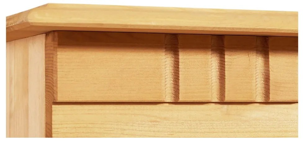 Vitrína z borovicového dreva v prírodnej farbe 95x35 cm Lisa – Støraa