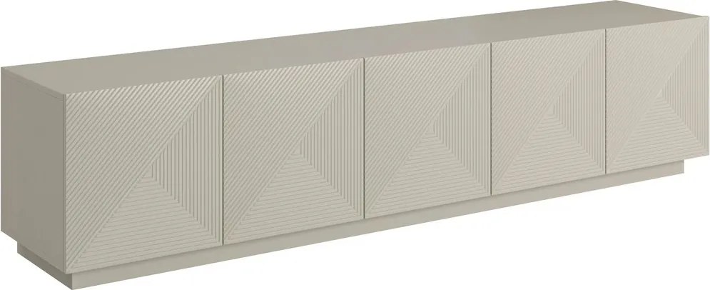 TV stolík Asha 200 cm na sokli - kašmírová