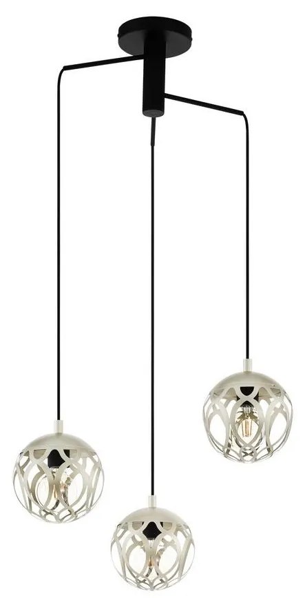 Eglo 99073 - Luster na lanku MIRTAZZA 3xE27/60W/230V