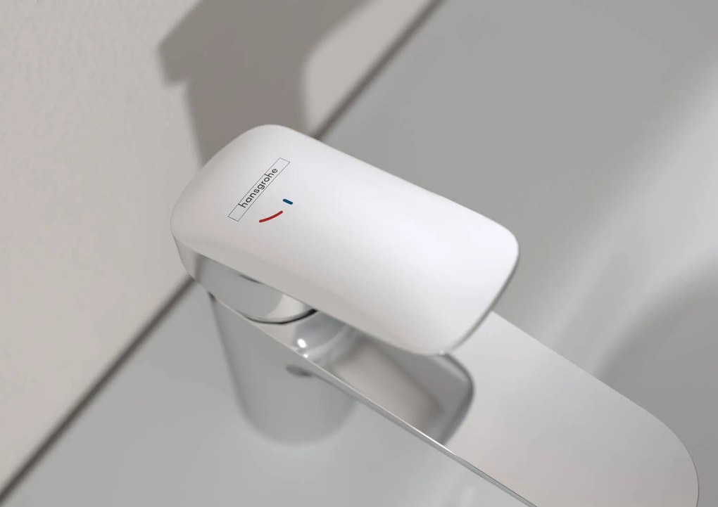 Hansgrohe Focus E2, páková umývadlová batéria 100 CoolStart, s výpusťou, chrómová, HAN-31621000