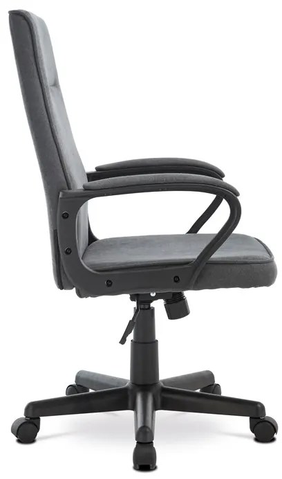 Autronic BONTEC Kancelárska stolička, hojdací mechanizmus, šedá látka, KA-L608 GREY2 Farba: Šedá
