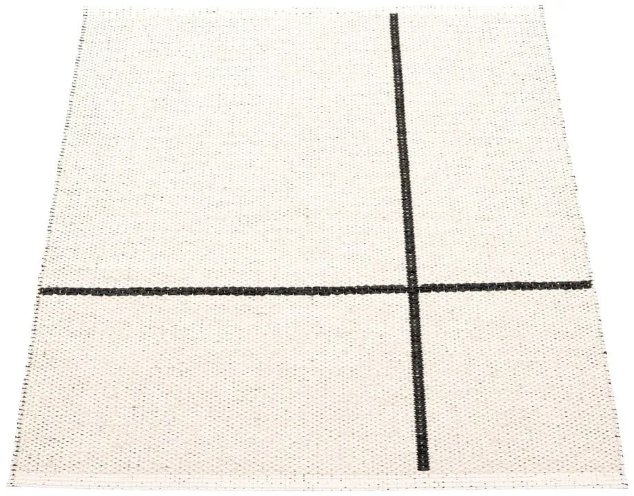 Čierny vnútorný a vonkajší koberec 70x90 cm Fred Black – Pappelina