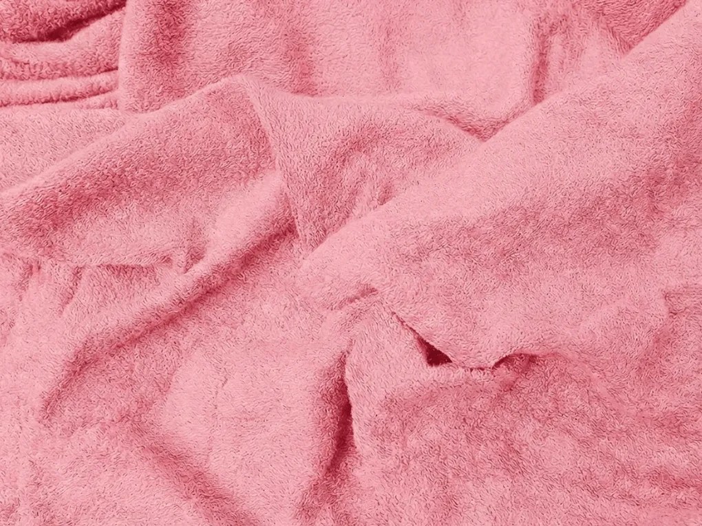 Froté plachta EXCLUSIVE ružová 180x200 cm