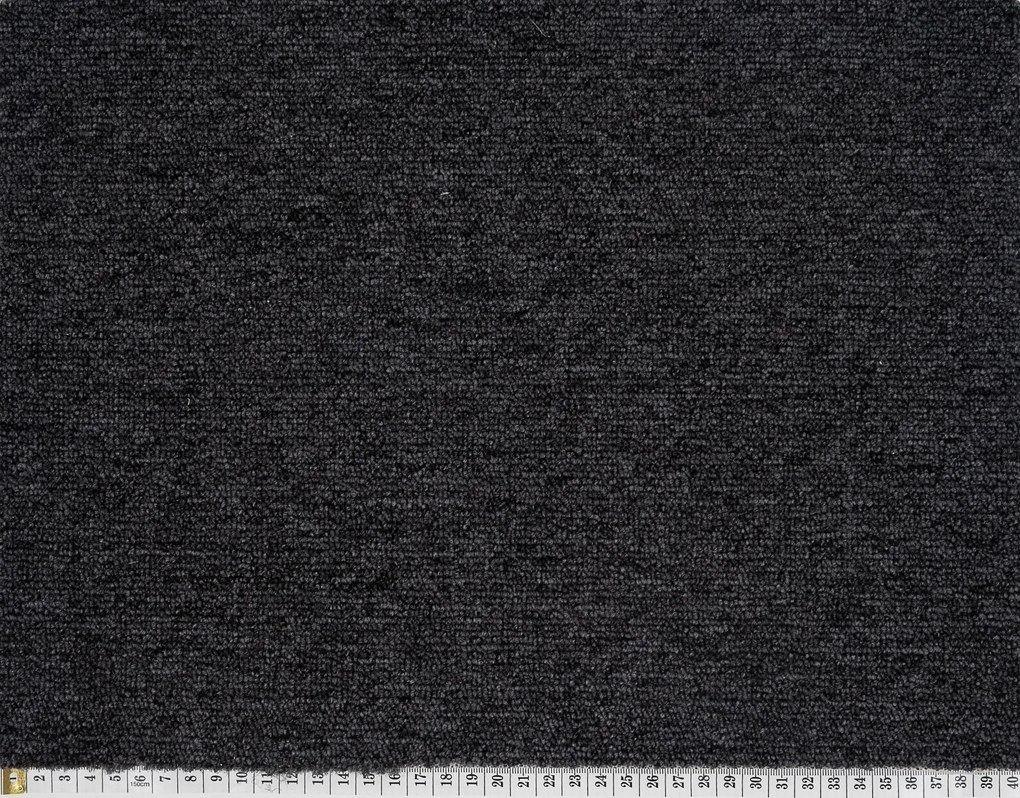 Associated Weavers, AKCIA: 125x245 cm Koberec metráž Medusa 99, šíře, čierna, ab (mriežka), chodba / predsieň