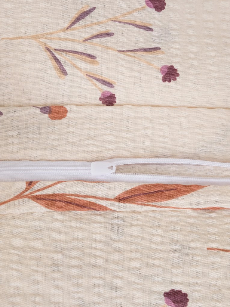 Krepové obliečky Renforcé - Chloe béžová 140 × 200 cm, 70 x 90 cm