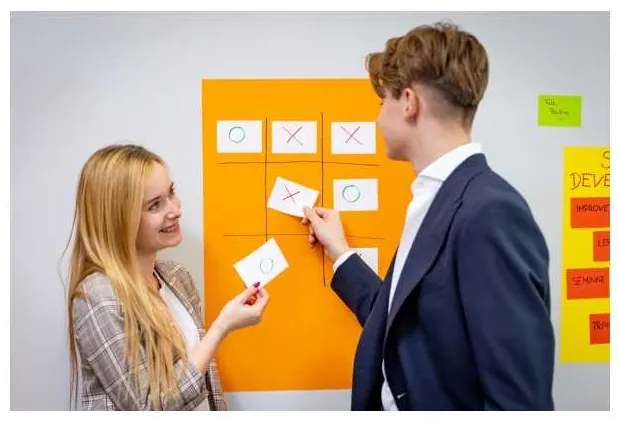 Elektrostatická popisovacia fólia Symbioflipcharts 50 x 70 cm - 25 listov, oranžová