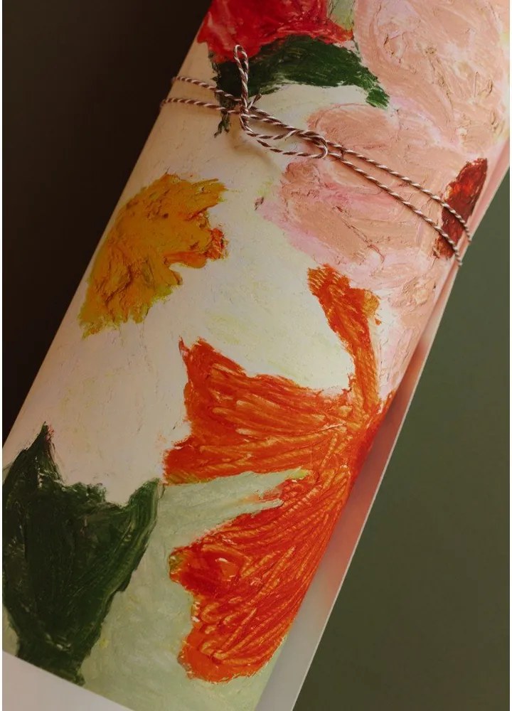 Plagát 50x70 cm Flowers on Sage Green – Carla Llanos – The Poster Club