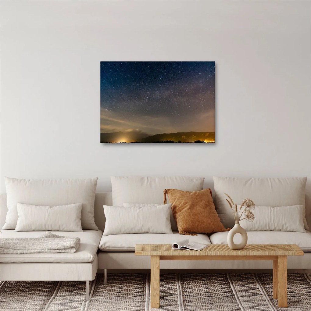Obraz nočnej oblohy (70x50 cm)