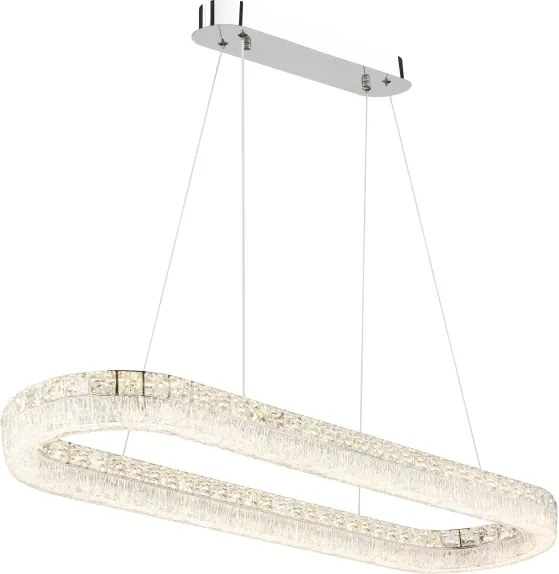 Globo 67387-40 - LED stmievateľný luster na lanku LAUREL 40W/230V číra+DO