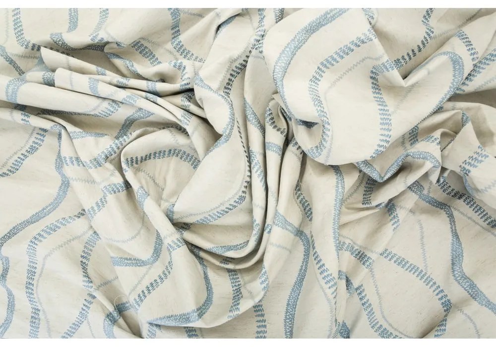 Žlto-modrý záves 140x245 cm Arcade - Mendola Fabrics