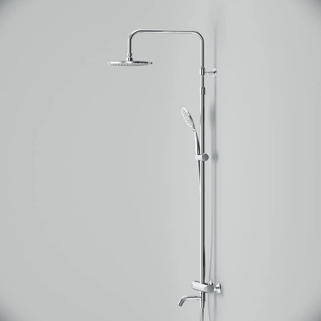 Sprchový systém AM.PM Hit F07TA500 s termostatickou vaňovou a sprchovou batériou, chróm