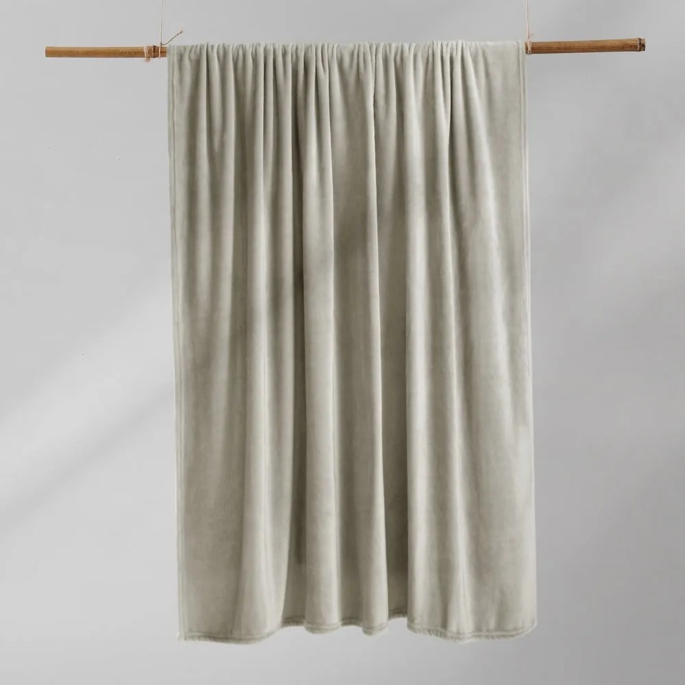 Krémová deka z mikrovlákna DecoKing Mic, 200 × 220 cm