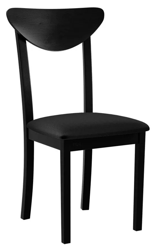 Jedálenská stolička Malzik III, Morenie: čierny, Poťahové látky: Hygge D20