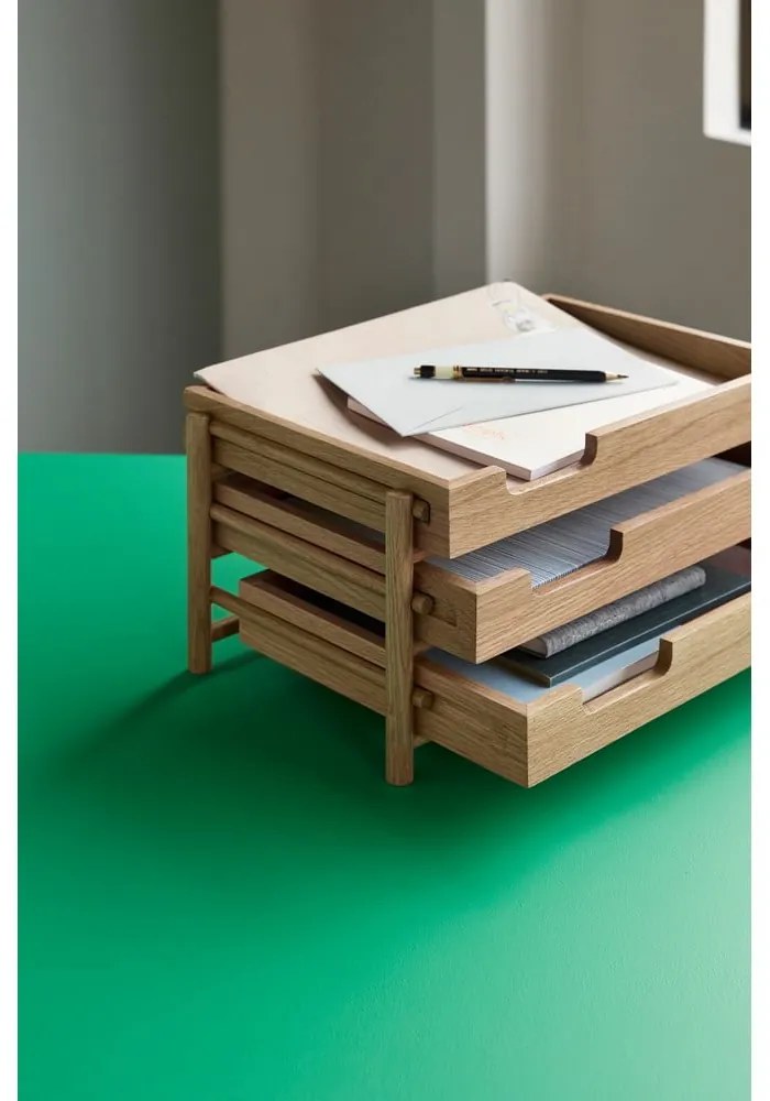 Drevený organizér na dokumenty Note – Hübsch