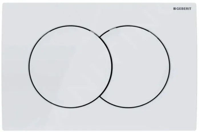 Geberit Delta01, splachovacie tlačidlo UP100, biela, 115.107.11.1