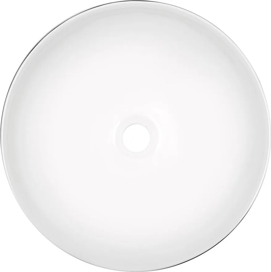 Novoterm Keramické umývadlo na dosku NV-KR-301 BW (ø 40 cm)