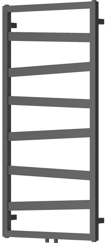 Mexen, Mexen Zoom dekoratívny kúpeľňový radiátor 1100 x 530 mm, 376 W, antracit - W130-1100-530-00-66
