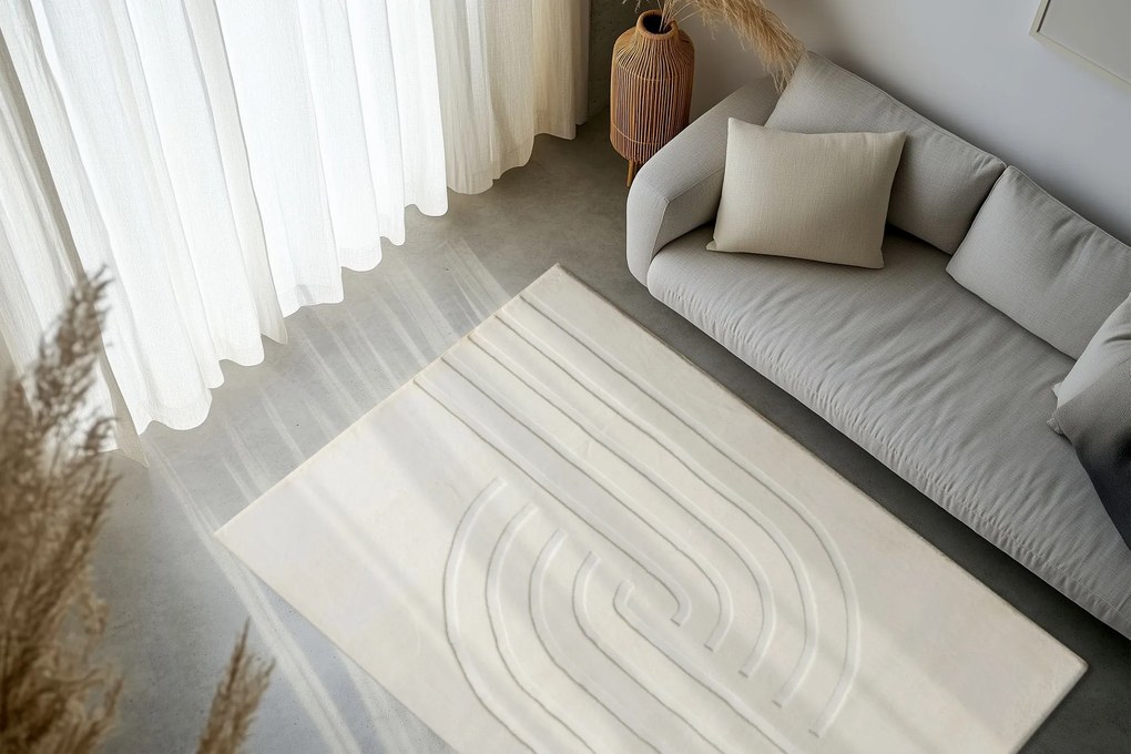 Obsession, Kusový koberec Zen Deluxe 700 Cream, 80x150, béžová, obývacia izba