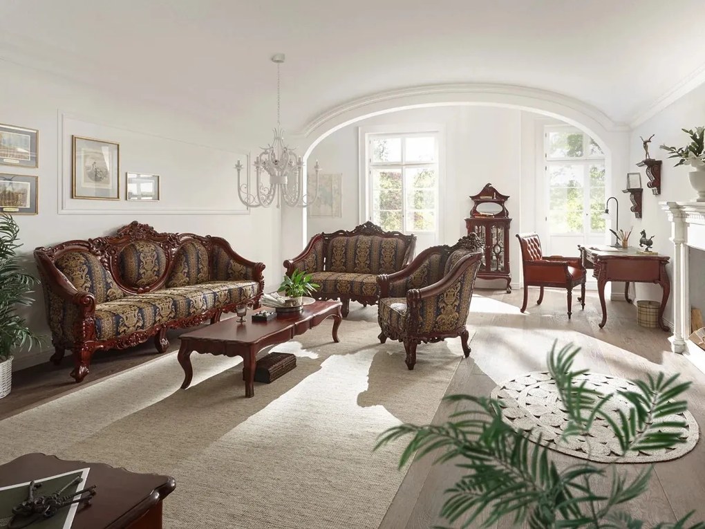 furniture-nabytek.cz - Kancelárske kreslo Camford II, masívna pravá koža, lakované, hnedé