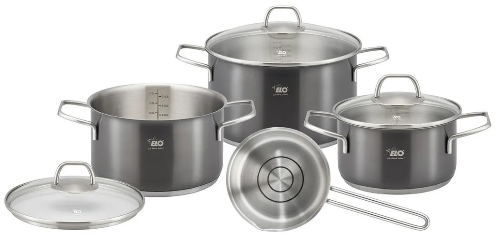 Elo 41400 4-dielna súprava nehrdz. hrncov Twice Select
