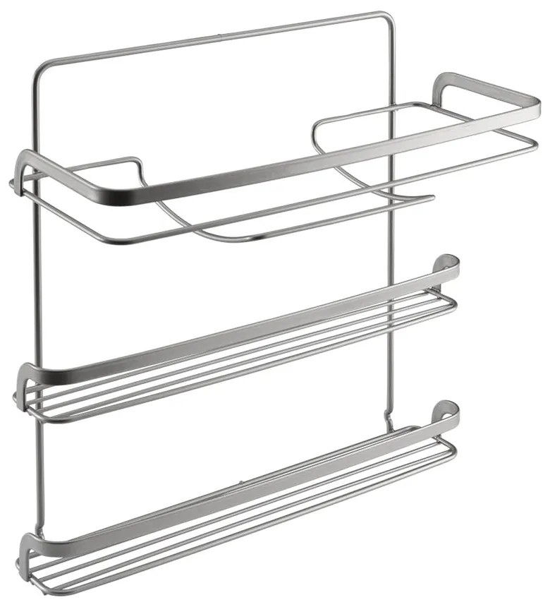 Trojposchodový držiak na kuchynské utierky Metaltex, dĺžka 33 cm
