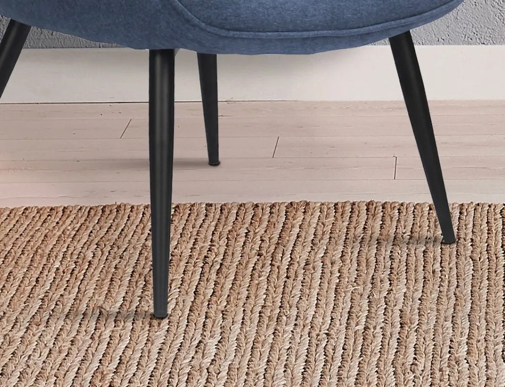 Kreslo Victoria, modrá látka