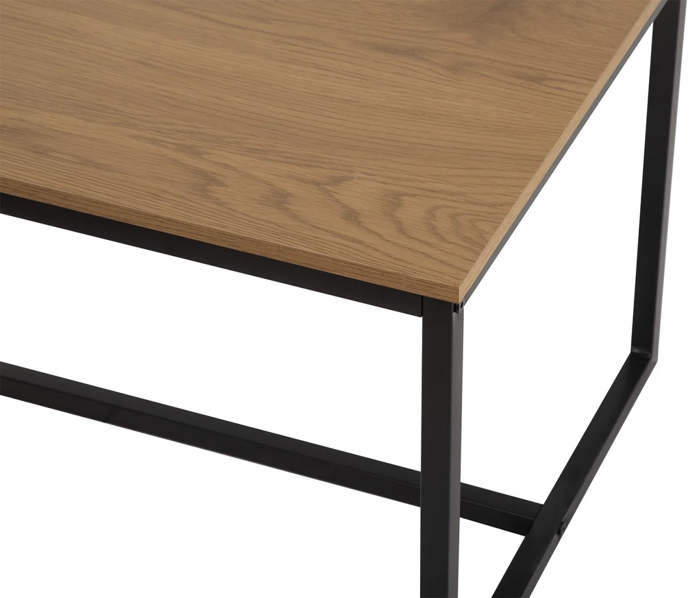 Noela Konferenčný stolík s čiernym rámom TABULA 90