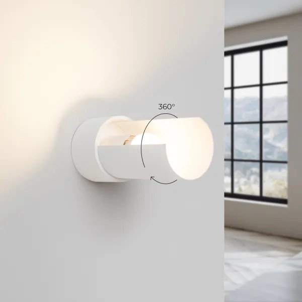 Sollux SL.1676 - Nástenné svietidlo FLASH 1xE27/15W/230V biela