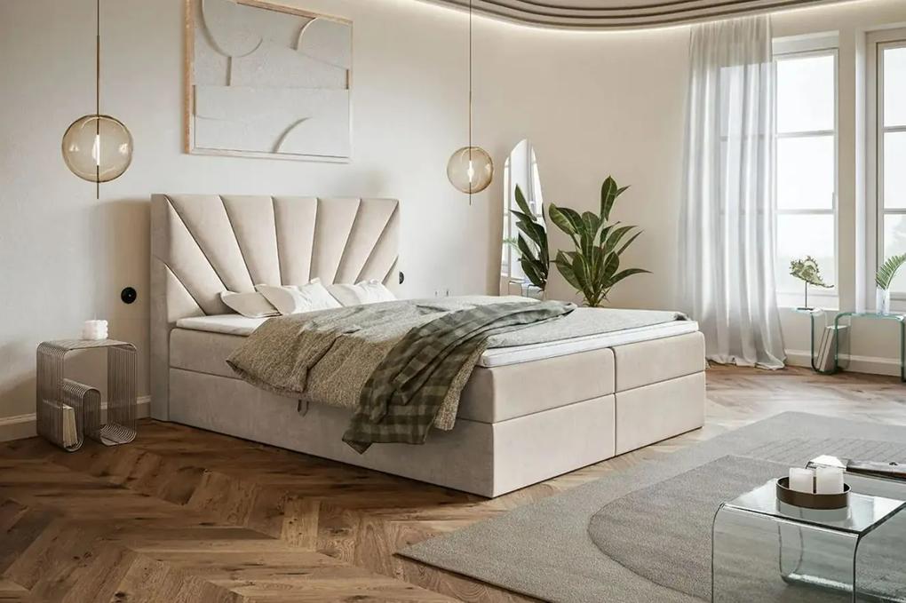 Kontinentálna manželská posteľ MELISSA 160 x 200 cm