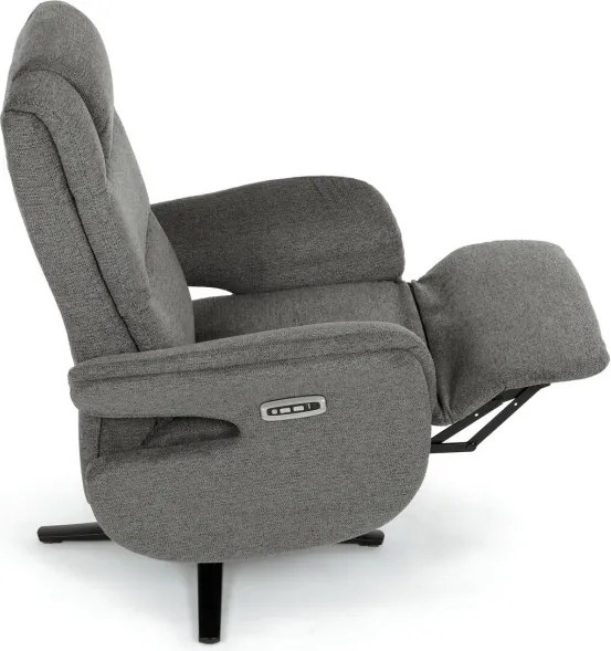 Polohovacie kreslo sivé, elektrické TV-C5590 GREY2