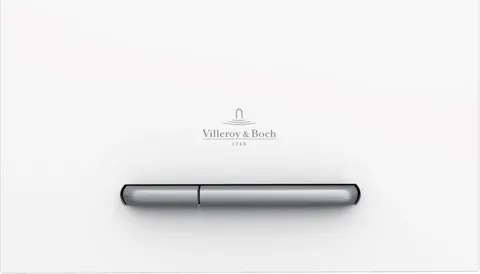 Villeroy &amp; Boch ViConnect toaletné ovládacie tlačidlo, Dual flush, Biela; 92218068