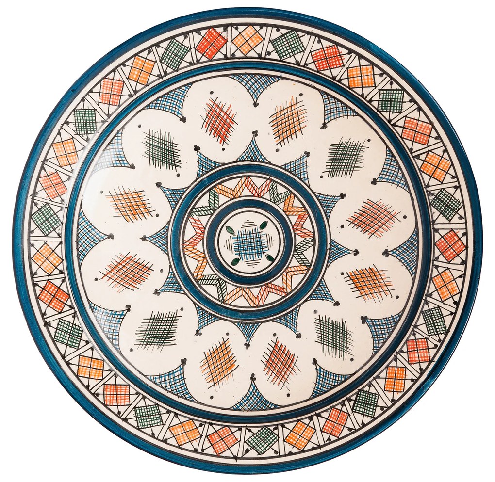 Orientálny marocký tanier 40cm (rôzne vzory)