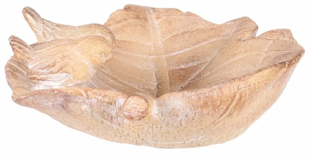 Napájadlo pre vtáčiky List vtáčik, MgO keramika 21 x 18 x 7 cm