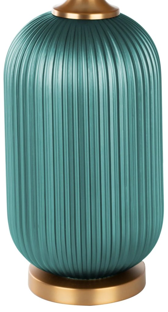 Stolová lampa Laila 3 tyrkysová