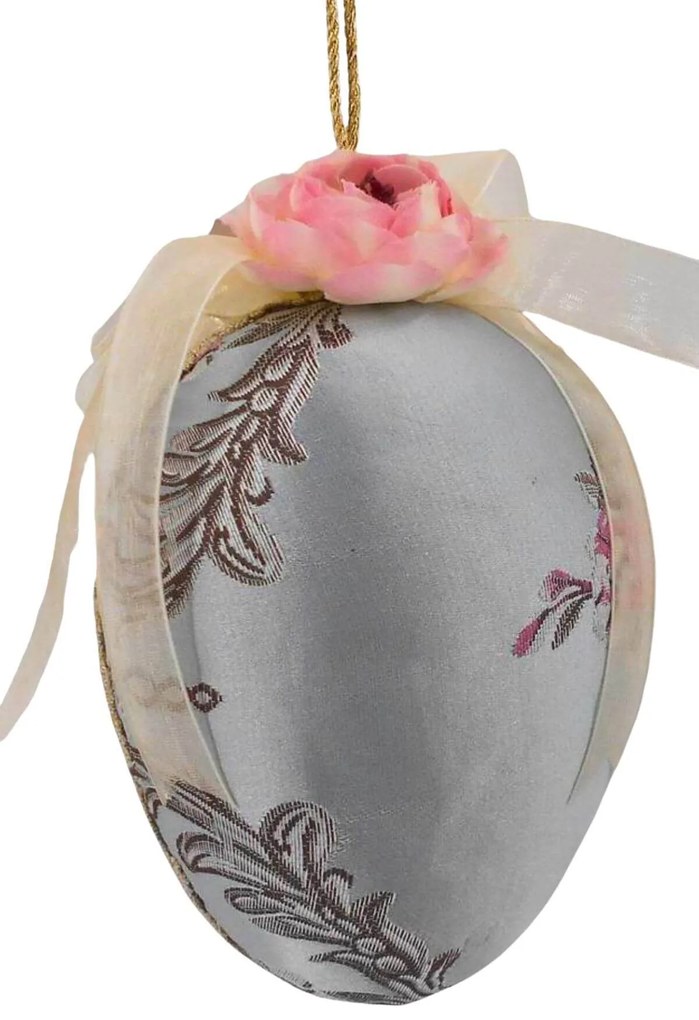 Luxusné veľkonočné vajíčko modré 18cm