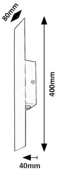 Rabalux 71057 - LED Nástenné svietidlo AMPEL LED/6W/230V 3000K čierna