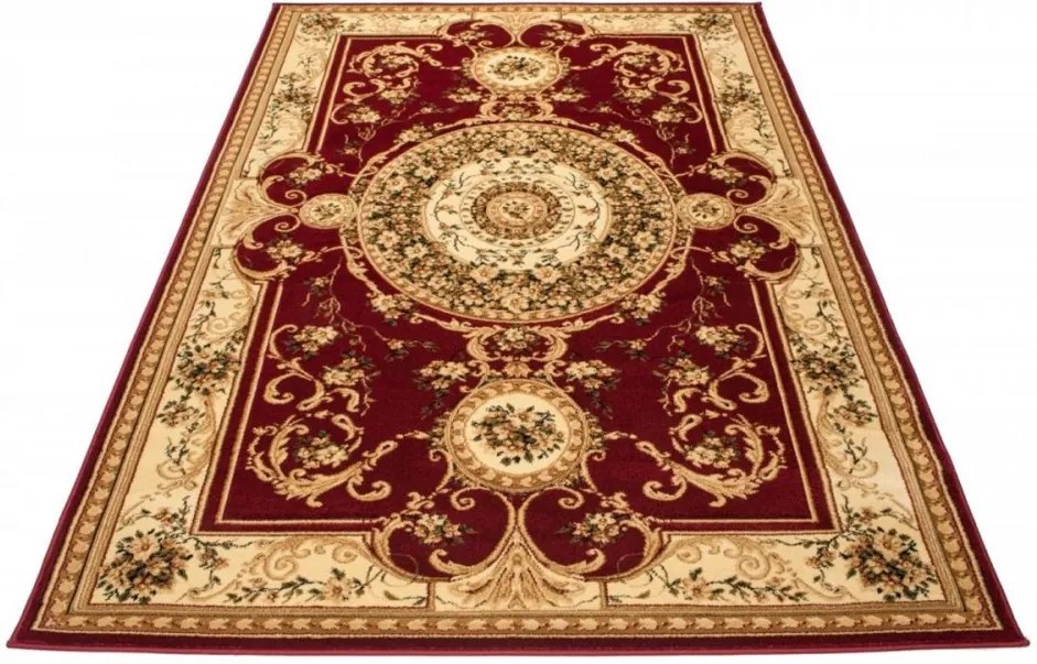 Kusový koberec klasický vzor 3 bordó, Velikosti 300x500cm