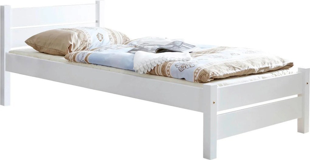 XXXLutz POSTEĽ, 90/200 cm biela MID.YOU - Postele - 000406001304