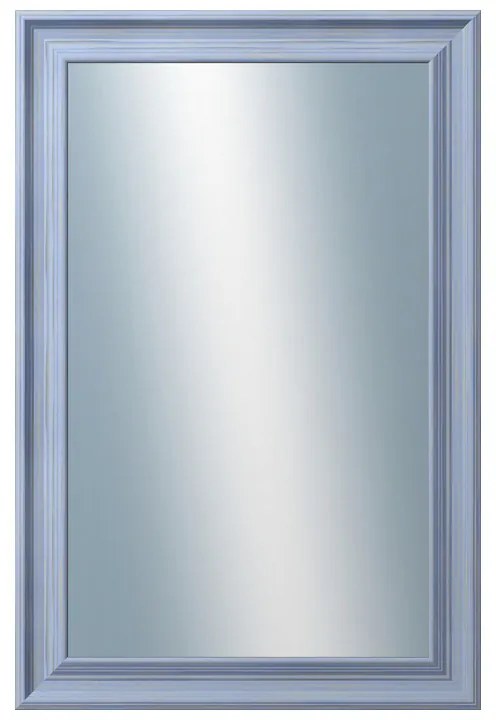 DANTIK - Zrkadlo v rámu, rozmer s rámom 40x60 cm z lišty KOSTELNÍ malá modrá (3166)