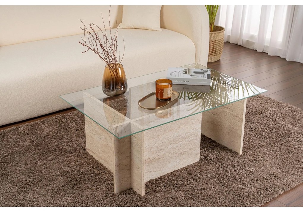 Konferenčný stôl Vetrino - Travertine