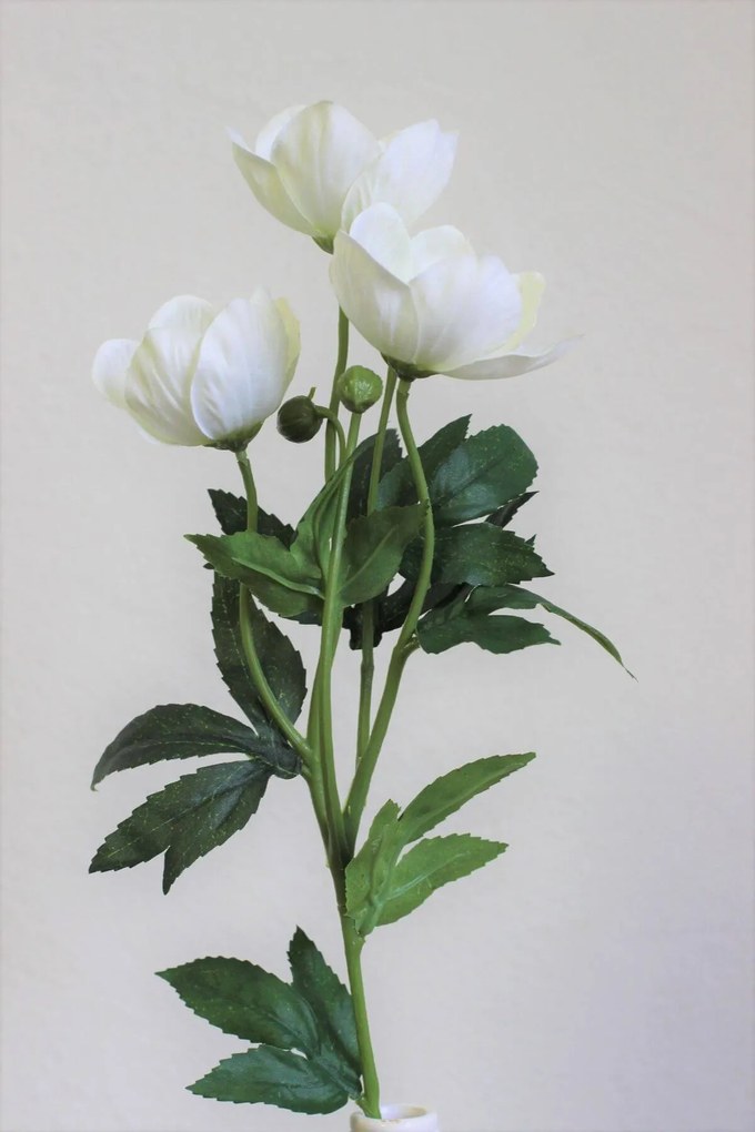 Biely umelý heleborus 63cm